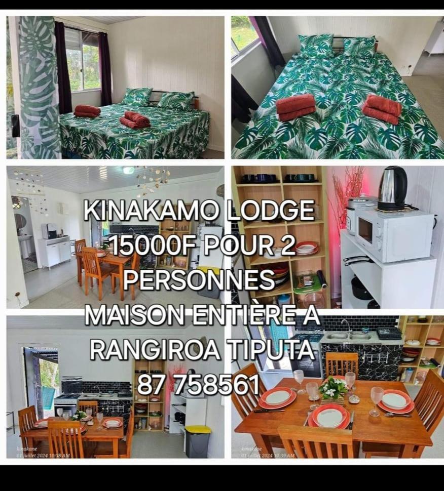 Kinakamo Lodge Rangiroa Tiputa Exterior foto